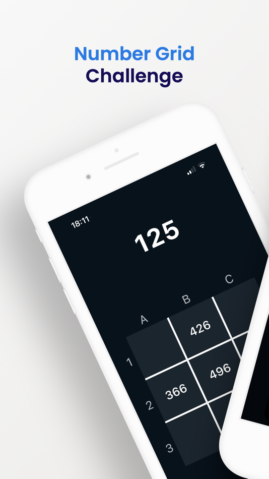 #1. Number Grid Challenge (iOS) By: Davide Sardei