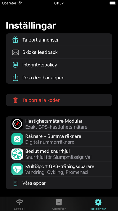 Mitt Wi-Fi med QR-kod