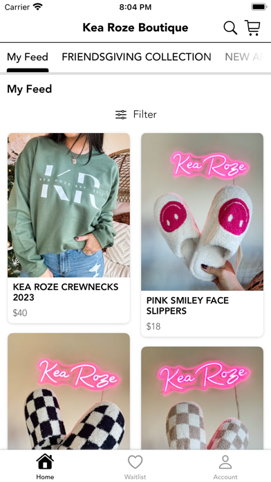 Kea Roze Boutique Screenshot