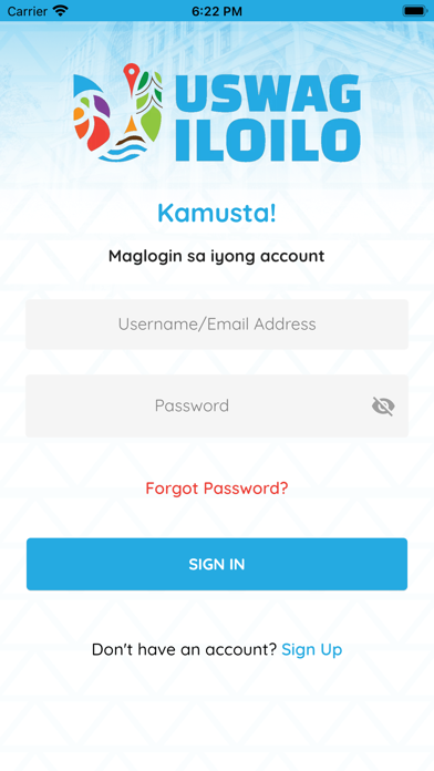 Iloilo City App Screenshot
