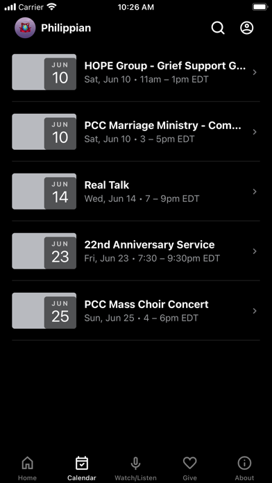 Philippian Community Church Screenshot
