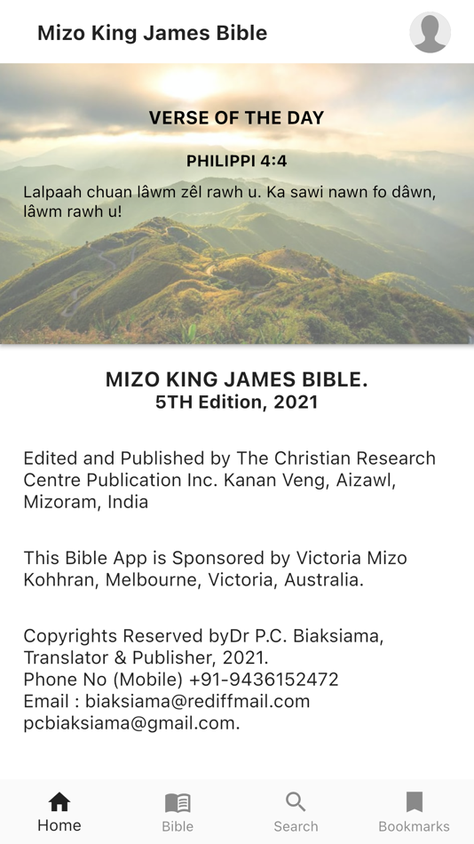#2. Mizo Bible KJV (iOS) 来自: Lailen