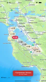 How to cancel & delete live caltrain map 1