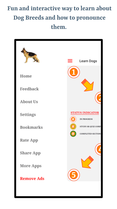 Learn About Dog Breeds Screenshot