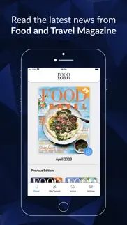 food and travel magazine iphone screenshot 1