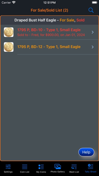Draped Bust Half Eagle screenshot-5
