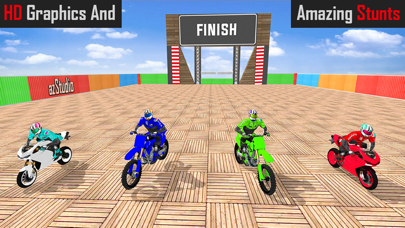 GT Bike Stunt Race Bike Games Screenshot