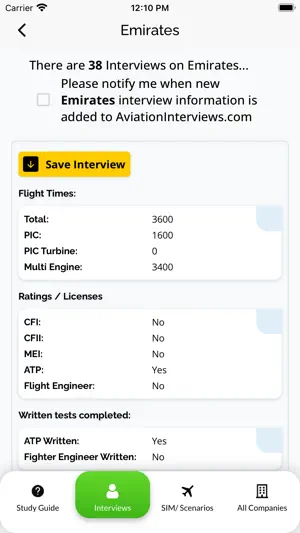 AviationInterviews screenshot 1