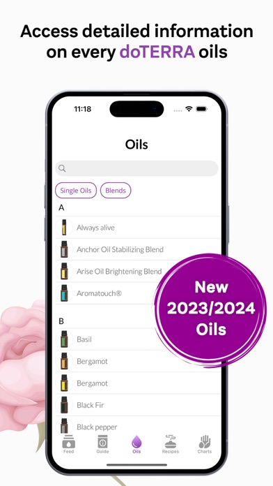 doTERRA Essential Oil Guide Screenshot