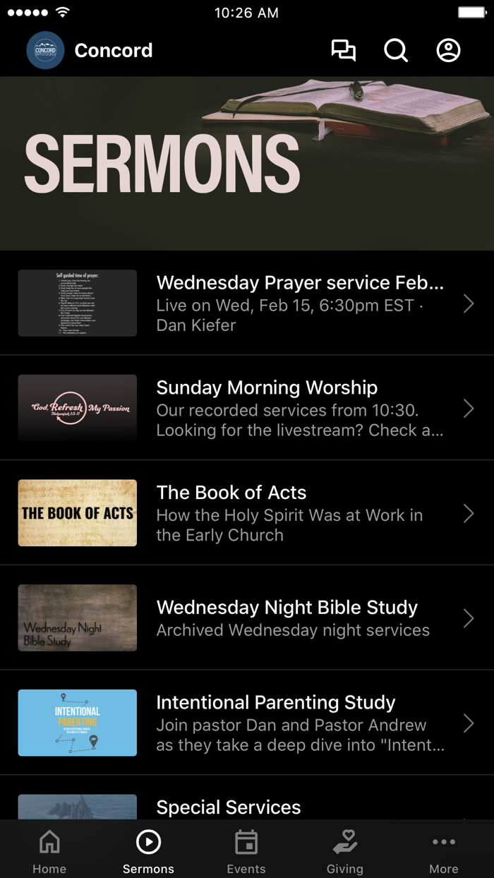 Concord Baptist Granite Falls
