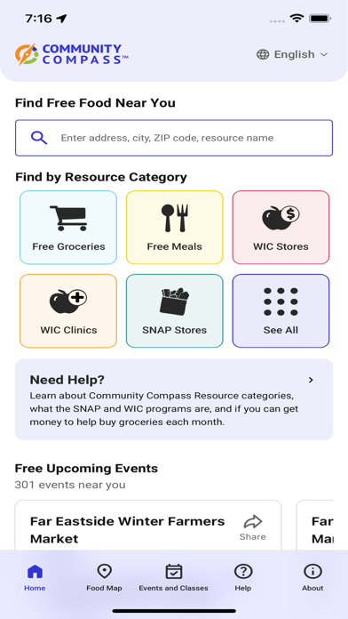 The Community Compass Screenshot