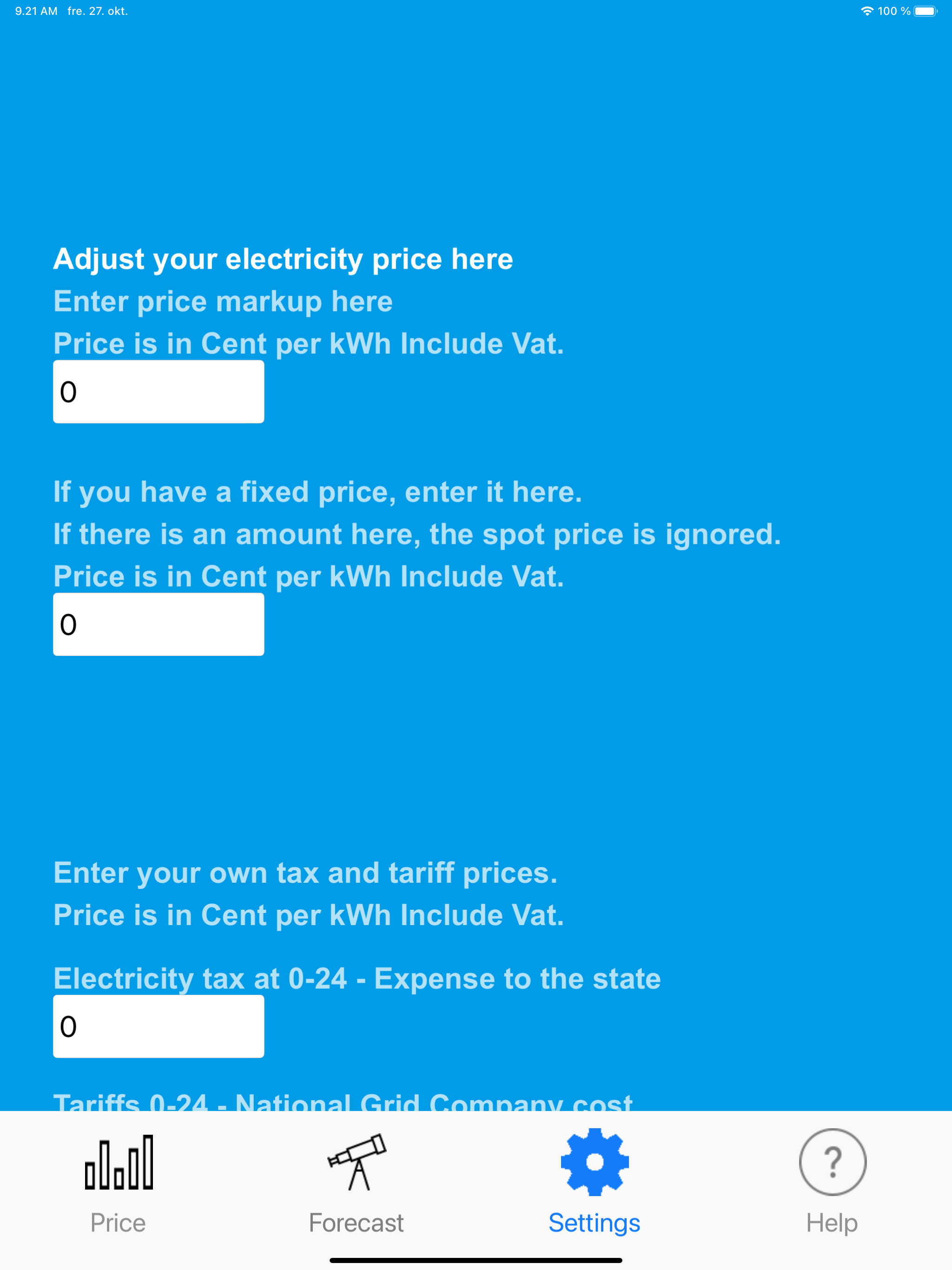 Electricity Spot Prices
