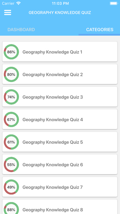 Screenshot #3 pour Geography Knowledge Quiz