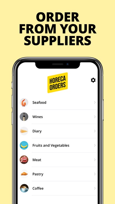 HORECA ORDERS Screenshot