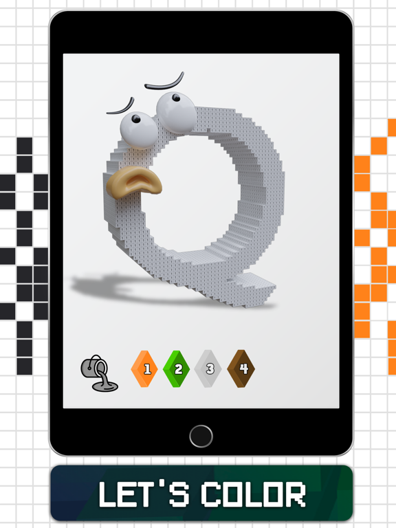 Screenshot #6 pour Alphabets 3D Number Color