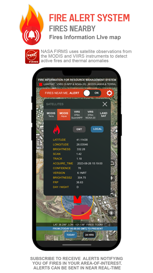 #3. Fires Live Map, Alerts & Info (iOS) By: Tigran Mkhitaryan
