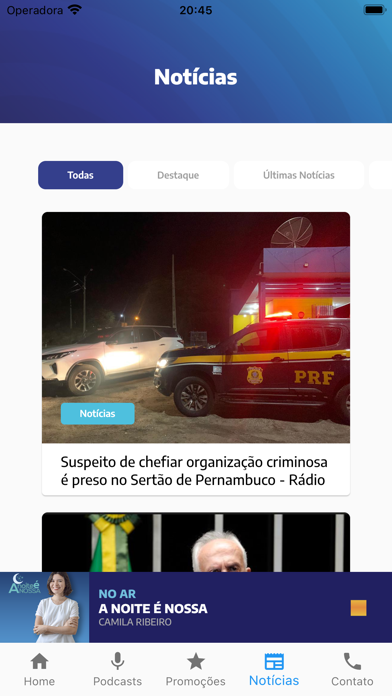 Liberdade 94.7 FM Screenshot