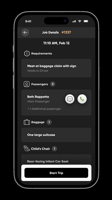 BlackRide Drivers Screenshot