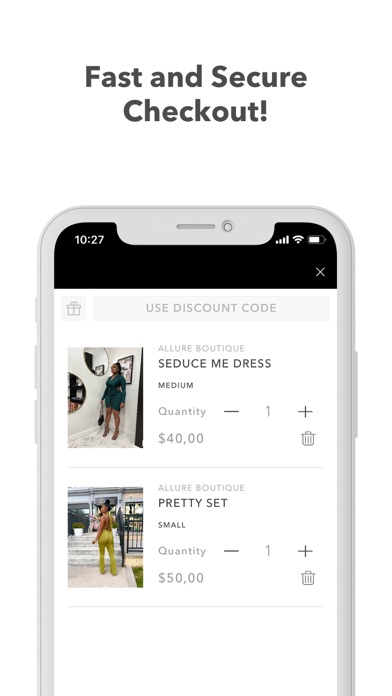 Allure Boutique Store Screenshot