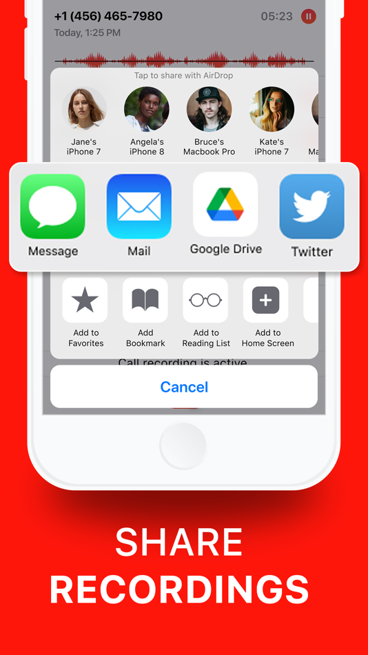 #5. Phone Call Recorder Record ACR (iOS) 由: AMPLIFY VENTURES