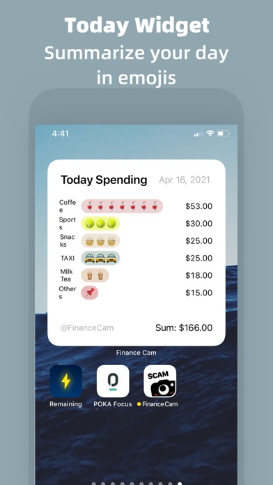 Money Cam: Expenses Tracker Screenshot