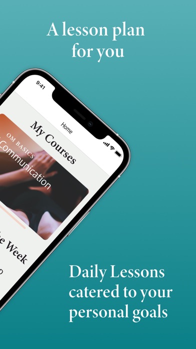 OM App: Partnered Meditation Screenshot