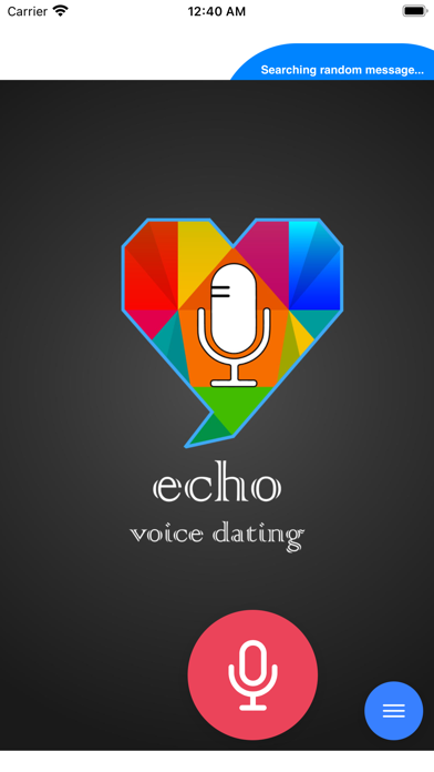 Echo | voice dating Screenshot