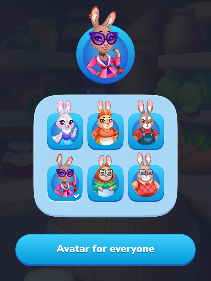 Rabbit Tiles Mahjong Puzzle