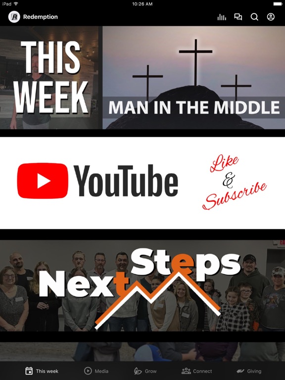 Redemption Church - IL iPad screenshot 1 - Education app