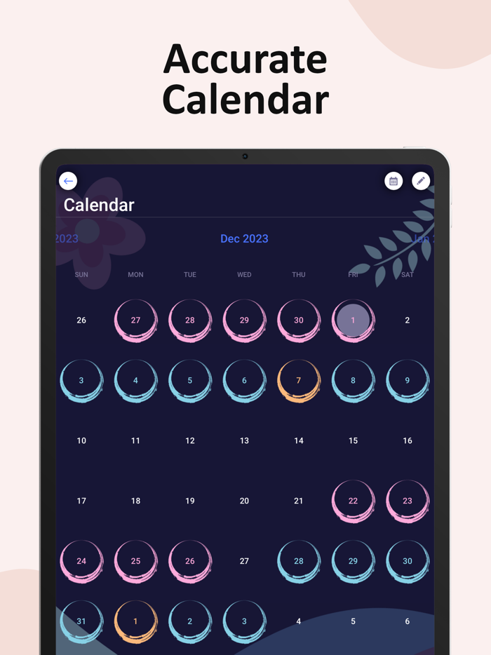 Period Tracker and Ovulation App