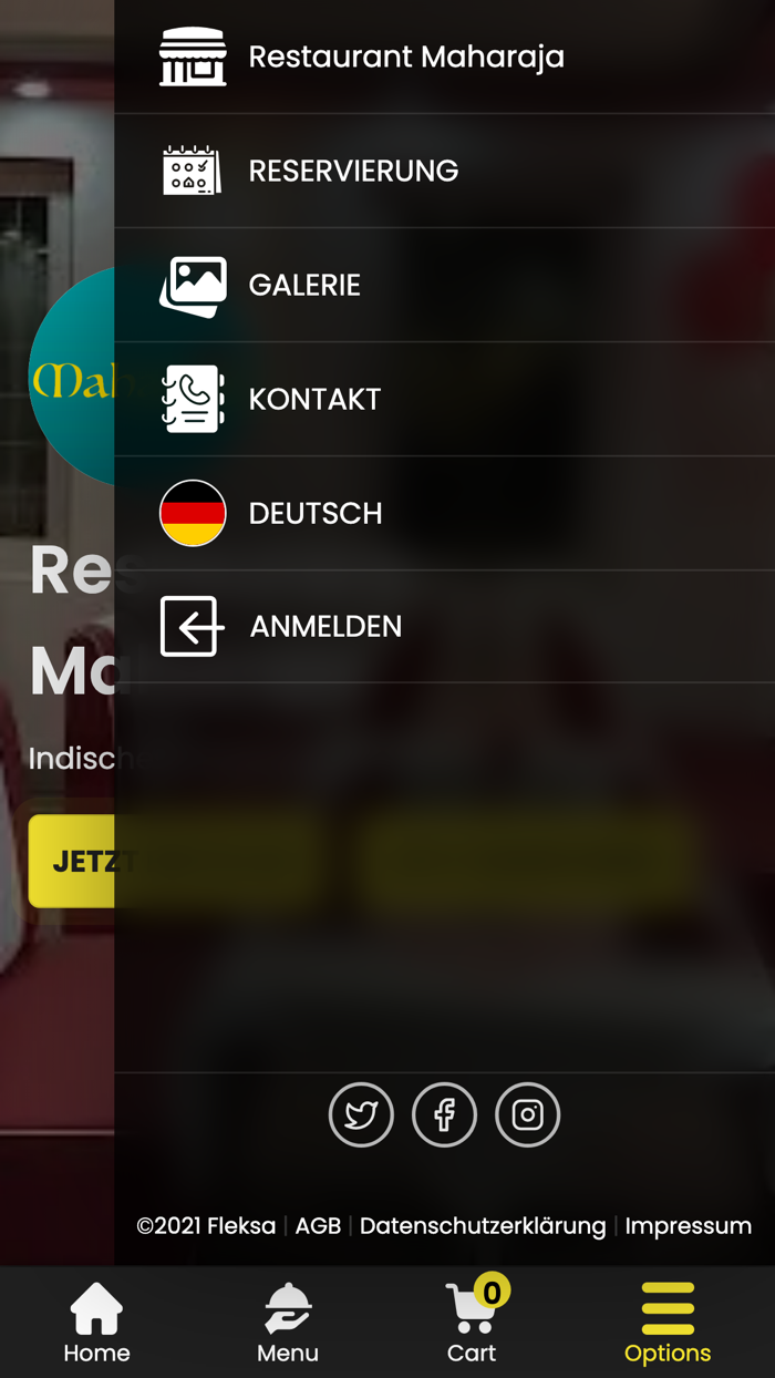 Restaurant Maharaja Roth