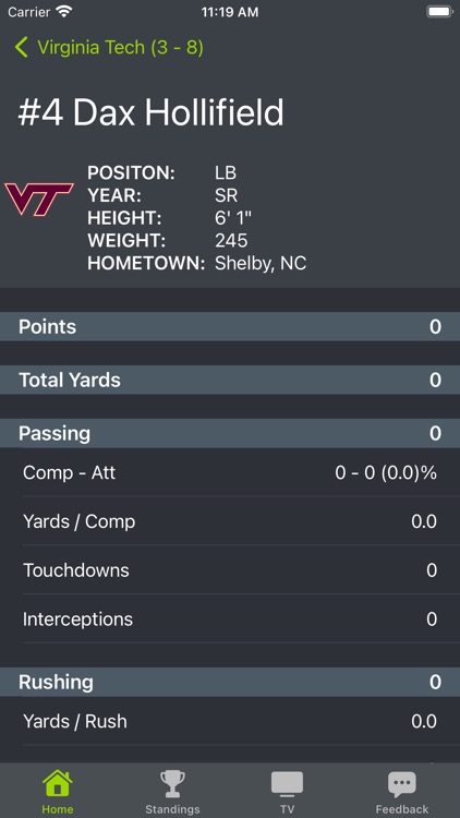 Virginia Tech Football screenshot-6