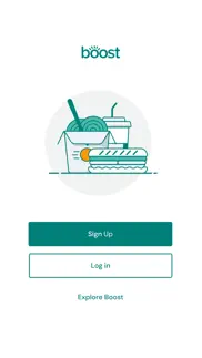 boost: mobile food ordering iphone screenshot 1