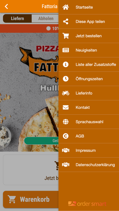 Fattoria  Lieferservice Screenshot