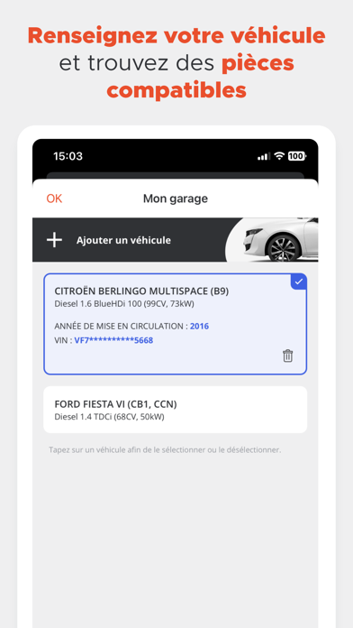 Screenshot #3 pour Mister Auto - Pièces auto