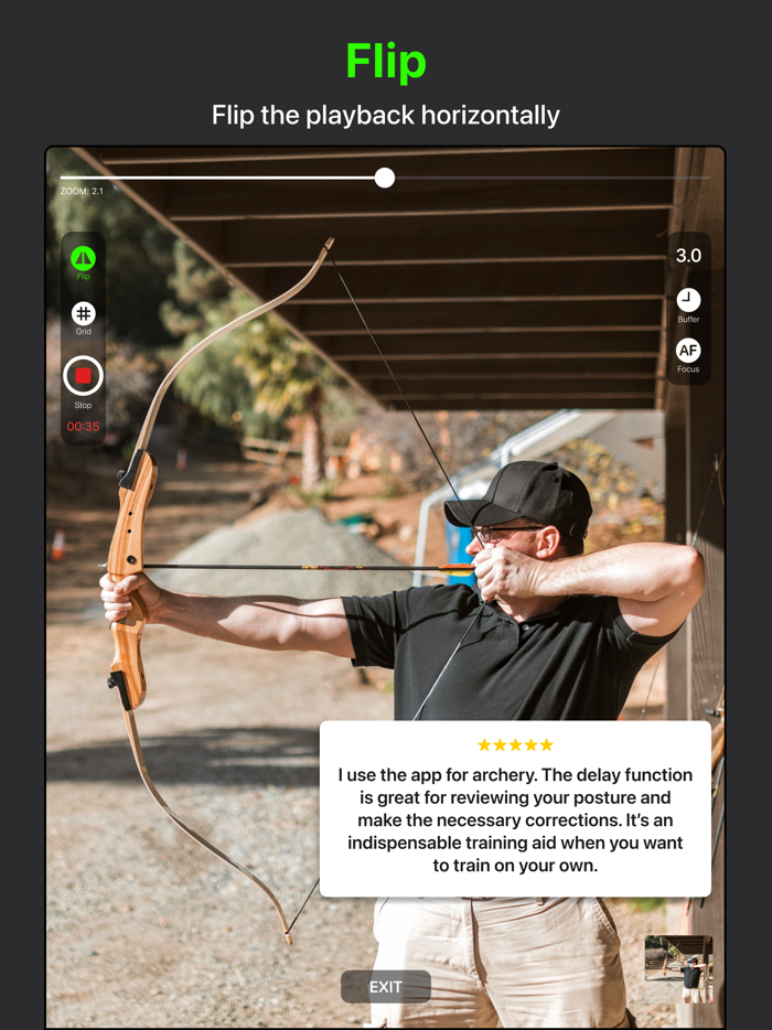 Video Delay Instant Replay Cam