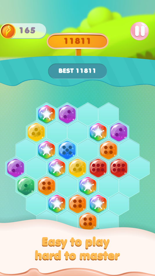 #2. Hex Merge Puzzle (iOS) By: Le Huy Phan