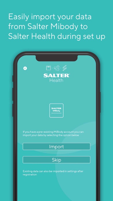 Salter MiBody Screenshot