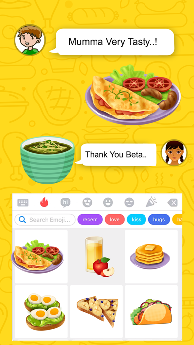 Food n Breakfast Stickers Screenshot