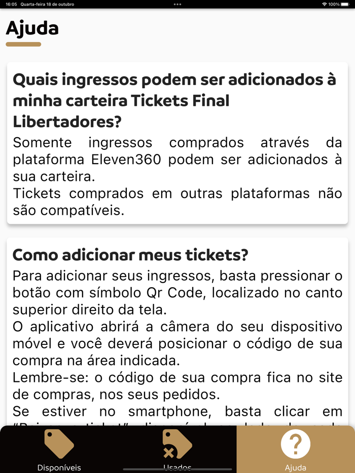 Tickets Final Libertadores