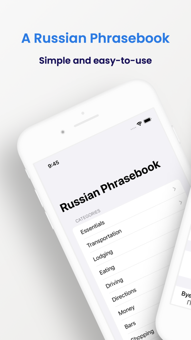 Russian Phrasebook (Travel) Screenshot