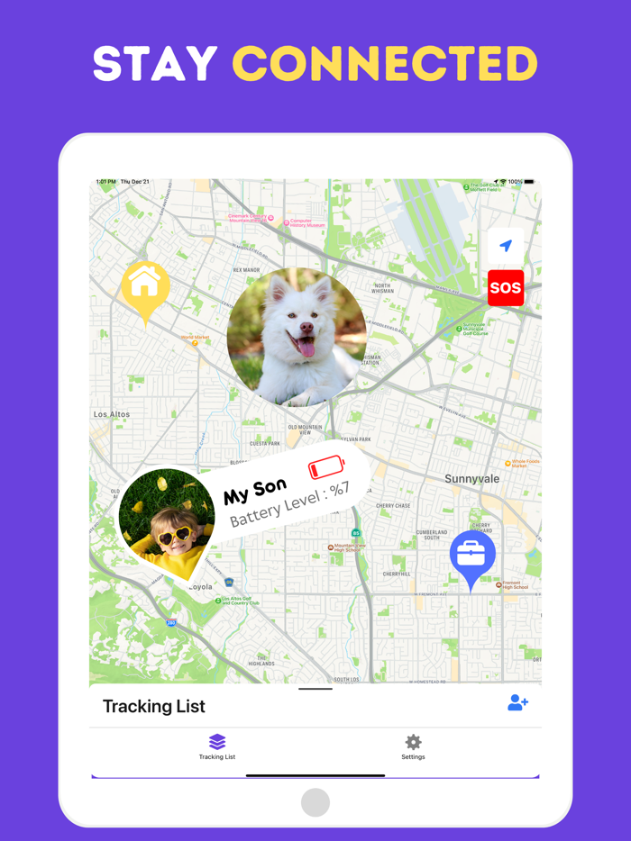 xFind Find my Friends, Phone