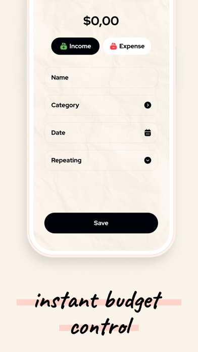 Ease: Cute Budget Planner Screenshot