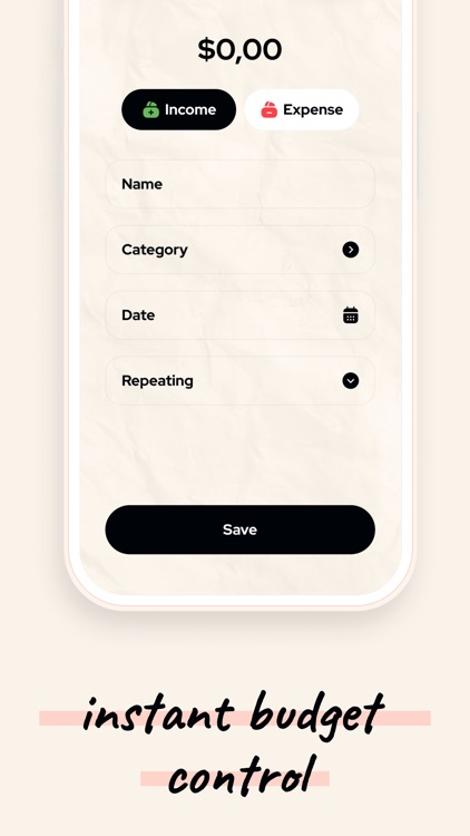 Ease: Cute Budget Planner