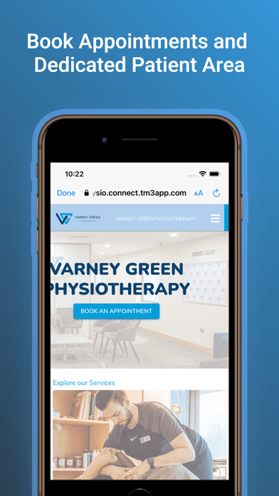 Varney Green Physio Screenshot