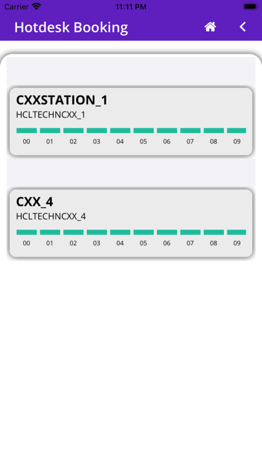 #5. HCLTech Hotdesk Seating (iOS) By: SIERRA ODC Private Limited