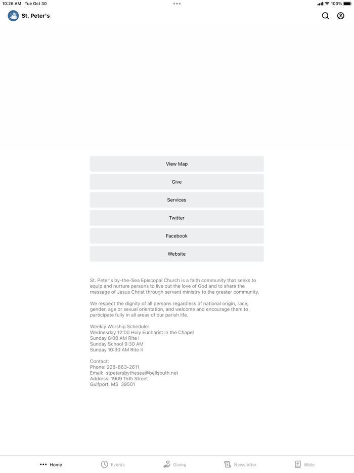 St. Peters by-the-Sea Gulfport