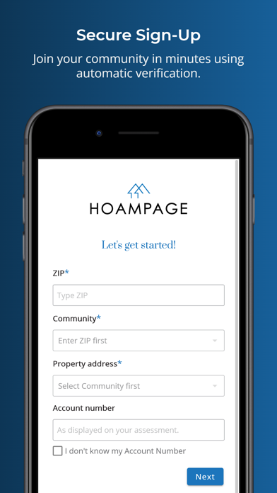 HOAMPAGE Screenshot
