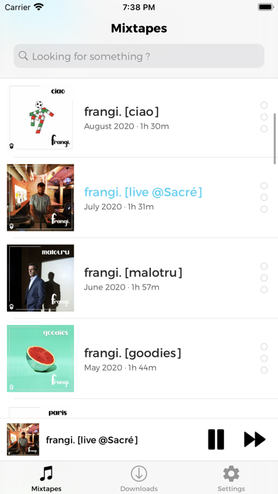 frangi. Screenshot