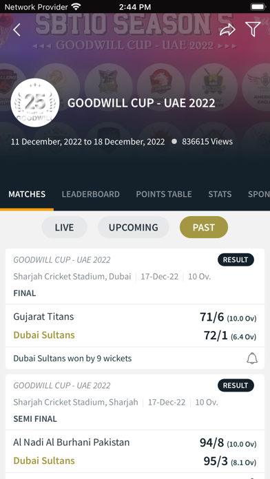 Burhani Sports Screenshot